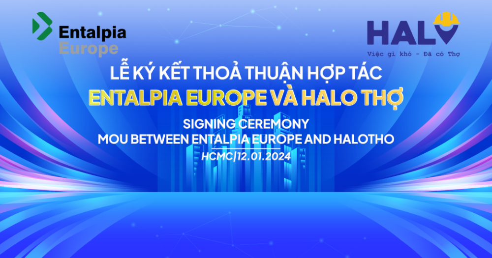 Entalpia Europe và HALOTHO chính thức ký kết hợp tác (MOU) 